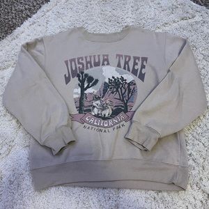 Beige joshua tree fashions nova crewneck